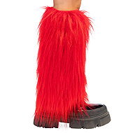 Boland Rave red leg warmers - Costume Accessory