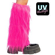 Boland Rave neon pink UV leg warmers - Costume Accessory