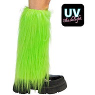 Boland Rave neon green UV leg warmers - Costume Accessory