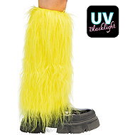 Boland Rave neon yellow UV leg warmers - Costume Accessory