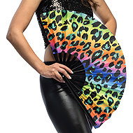 Boland Wild Rave fan XL, 64 cm - Costume Accessory