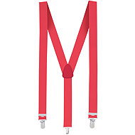 Boland Suspenders (suspenders) neon pink elastic - Costume Accessory