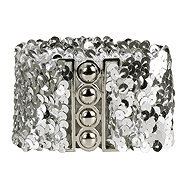 Boland Silver sequin belt - Costume Accessory