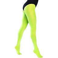 Boland Tights neon yellow - Costume Accessory