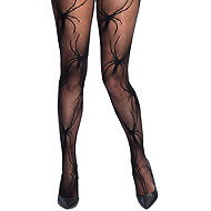 Boland Women's tights with spiders - Costume Accessory