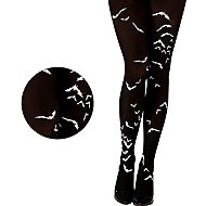Widmann Tights with bats XL - Costume Accessory