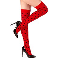 Widmann Ladybug socks red with polka dots - Costume Accessory