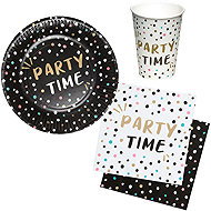 Boland Table Set 'Party Time' (6 plates, 6 cups, 12 napkins) - Dish Set