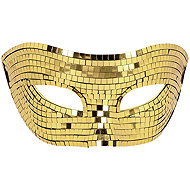 Boland Disco Mask Gold - Carnival Mask