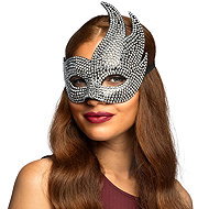 Boland Škraboška Diva s kamínky - Carnival Mask