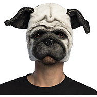 Boland Plyšová polomaska Mops - Carnival Mask