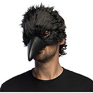 Boland Plush Crow Half Mask - Carnival Mask