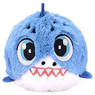 Bouncibles Chompy plush shark 8 cm, blue - Soft Toy