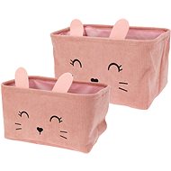 H&L Baby storage basket Rabbit, pink - Storage Box