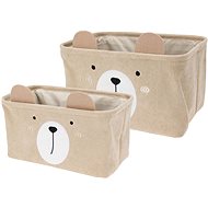 H&L Baby storage basket Bear, beige - Storage Box