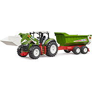 Bruder 03452 Roadmax tractor with front loader and roller - Tractor