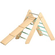 BusyKids Montessori Pickle Triangle with board mint - Children's Climbing Frame