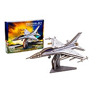 BusyKids Wooden 3D Fighter Plane Kit - Wooden Puzzle