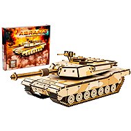 BusyKids Wooden 3D Building Kit Tank Abrams - Wooden Puzzle