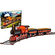 BusyKids Wooden 3D Train Building Kit - Wooden Puzzle