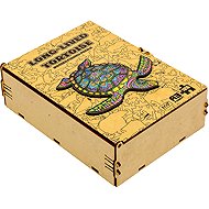 BusyKids Wooden Shaped Puzzle Long-Lived Turtle A3 - Wooden Puzzle