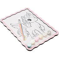BusyKids Paint by Number Unicorn - Wooden Puzzle