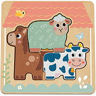 BusyKids Montessori Wooden Puzzle - Farm - Puzzle