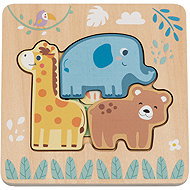 BusyKids Montessori Wooden Puzzle - With Animals - Puzzle