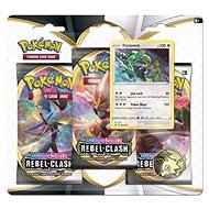 Pokémon TCG: SWSH02 Rebel Clash 3 Blister Booster - Kartová hra