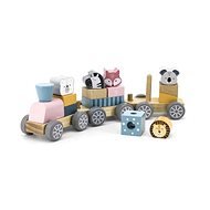 Wooden Car with Animals - Train