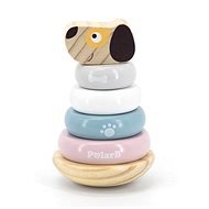 Wooden doggie rings - Sort and Stack Tower