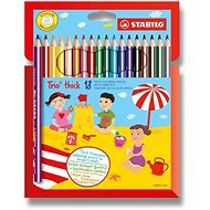 Stabilo Trio Thick 18 Colours - Coloured Pencils