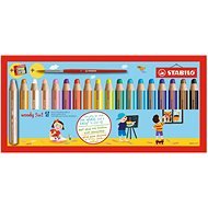 STABILO Woody 18 szín, kerek, maxi, STABILO - Színes ceruza