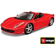Bburago Ferrari 458 Spider Red - Metal Model