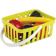 Androni Shopping basket with fruit - 6 pieces, green - Toy Shopping Cart