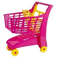 Androni Nákupný vozík so sedadlom –  ružový - Detský nákupný košík