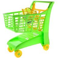 Androni Nákupný vozík so sedadlom – zelený - Detský nákupný košík