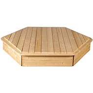 Sandpit with 6-sided Cover - Sandpit