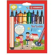 Stabilo Trio Scribbi 8 Farben - Filzstifte