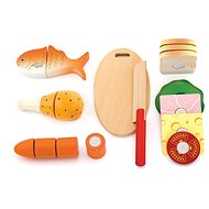 Wooden cutting board - food - Toy Kitchen Food