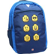 LEGO Faces Blue - Extended - School Backpack