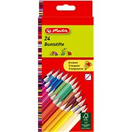 Herlitz 24 colours triangular - Coloured Pencils