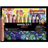 Stabilo Woody Arty 3 in 1 10 szín - Színes ceruza