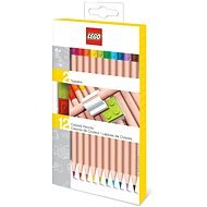 LEGO Crayons, mix of colours - 12 pcs with LEGO clip - Coloured Pencils