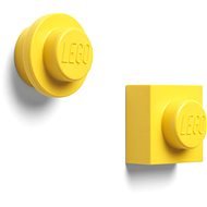 LEGO mágnes készlet, 2 db - sárga - Mágnes