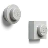 LEGO magnets, set of 2 - gray - Magnet