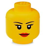 LEGO tárolófej (mini) - lány - Tároló doboz