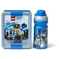LEGO City Snack Set (Bottle and Box) - Blue - Snack Box