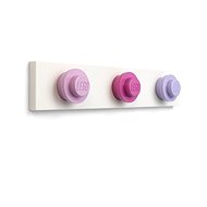 LEGO Wall Hanger - Light Pink, Dark Pink, Purple - Coat Hanger