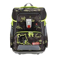 School briefcase e-SPACE-5-piece set, Step by Step with electronically adjustable lumbar, Panther - School Set